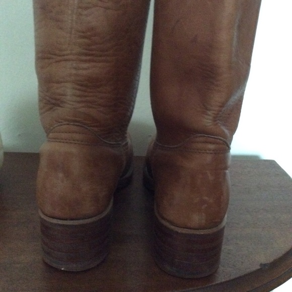Frye Campus Boots Tall Tan Women’s 9.5M - Picture 6 of 8